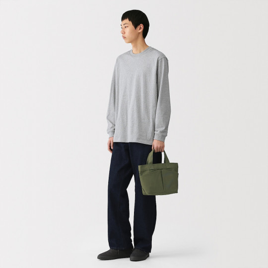 Torba tote bawełniana mini khaki