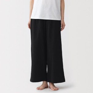 Spodnie double gauze off...