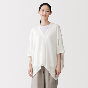 Bolero bawełniane białe