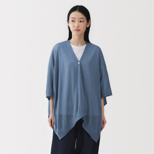 Bolero bawełniane niebieskie