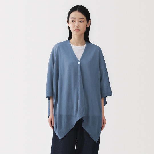 Bolero bawełniane niebieskie