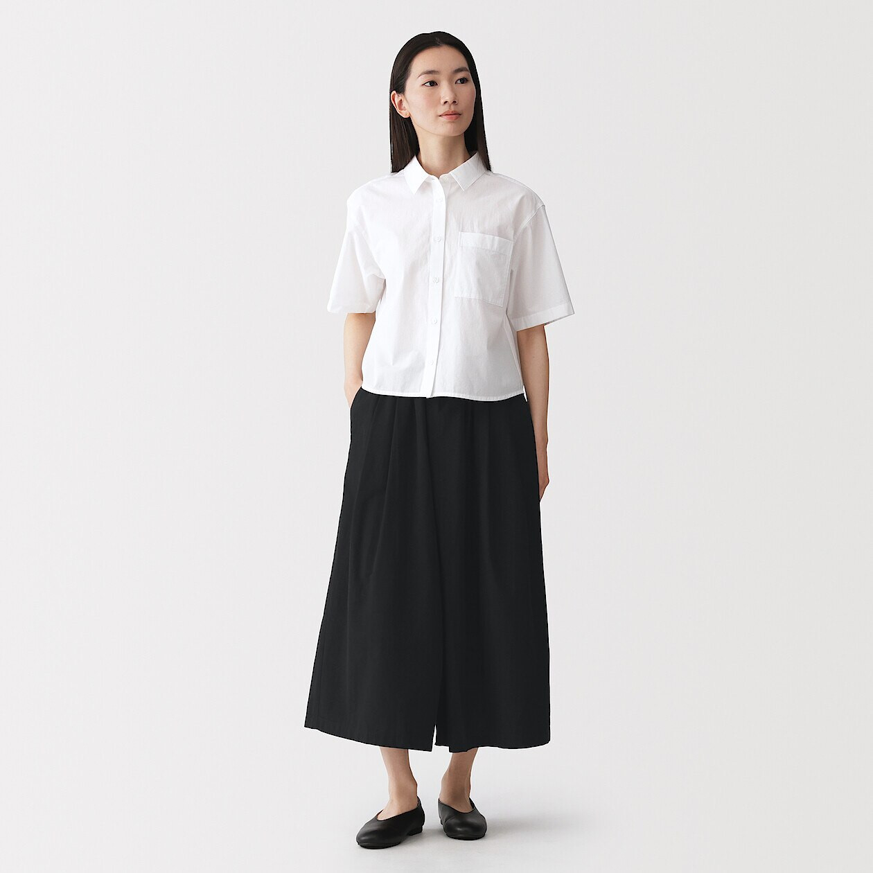 Spódnico-spodnie cool touch czarne