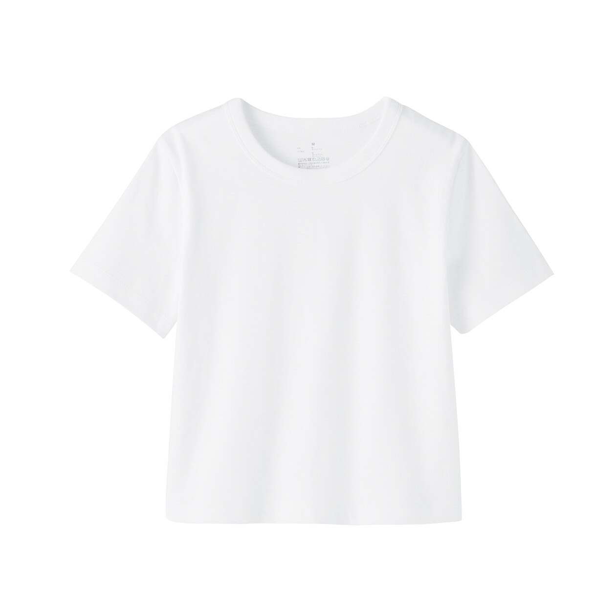 T-shirt strukturalny z jerseyu biały