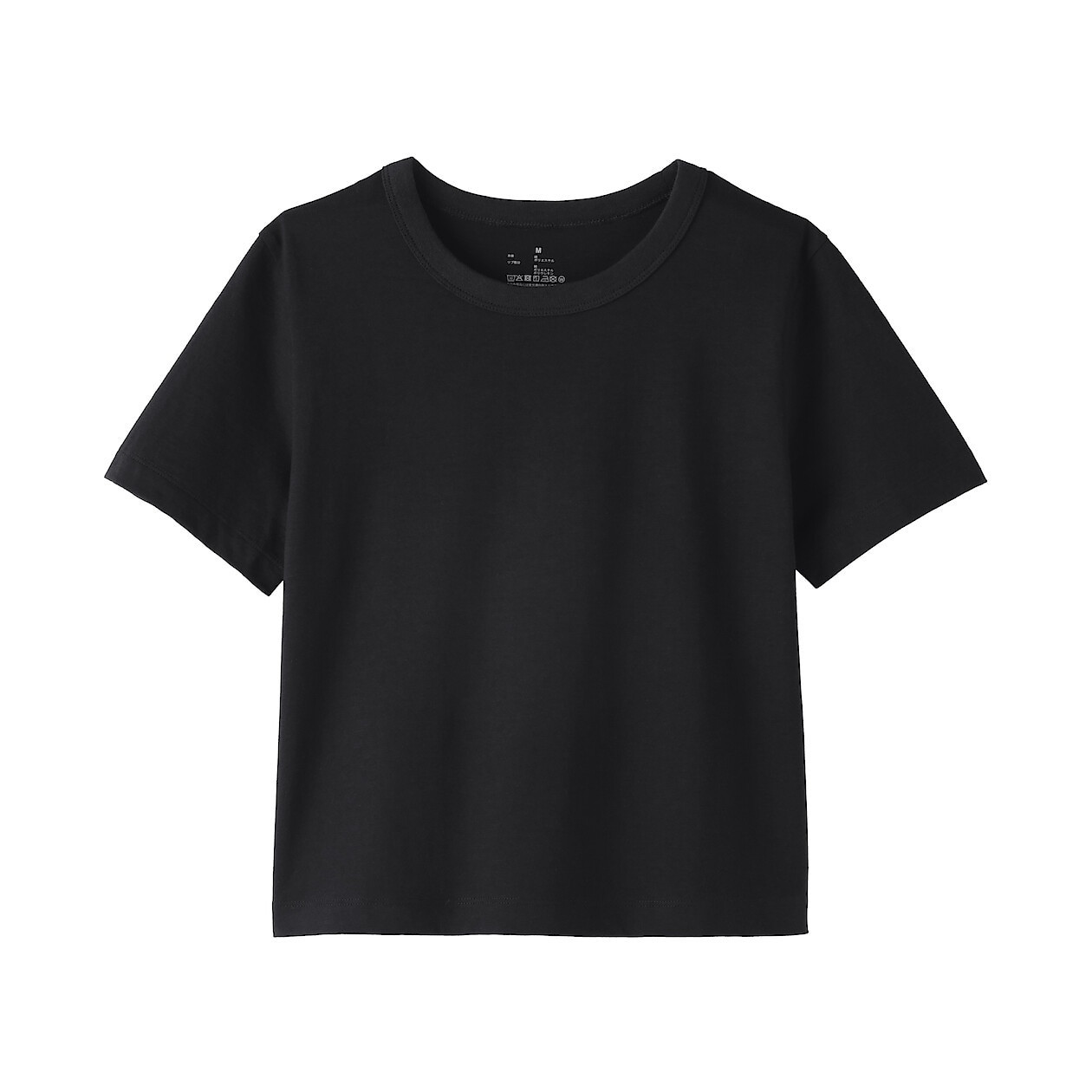 T-shirt strukturalny z jerseyu czarny