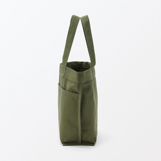 Torba tote bawełniana szeroka khaki