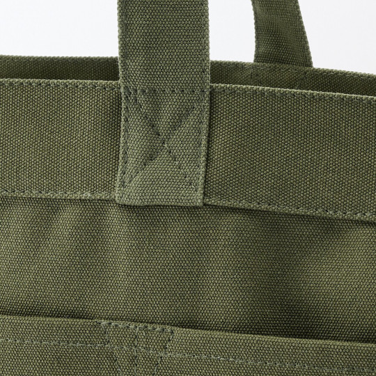 Torba tote bawełniana szeroka khaki