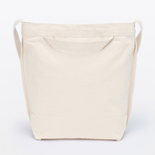 Torba tote bawełniana z długim paskiem natural