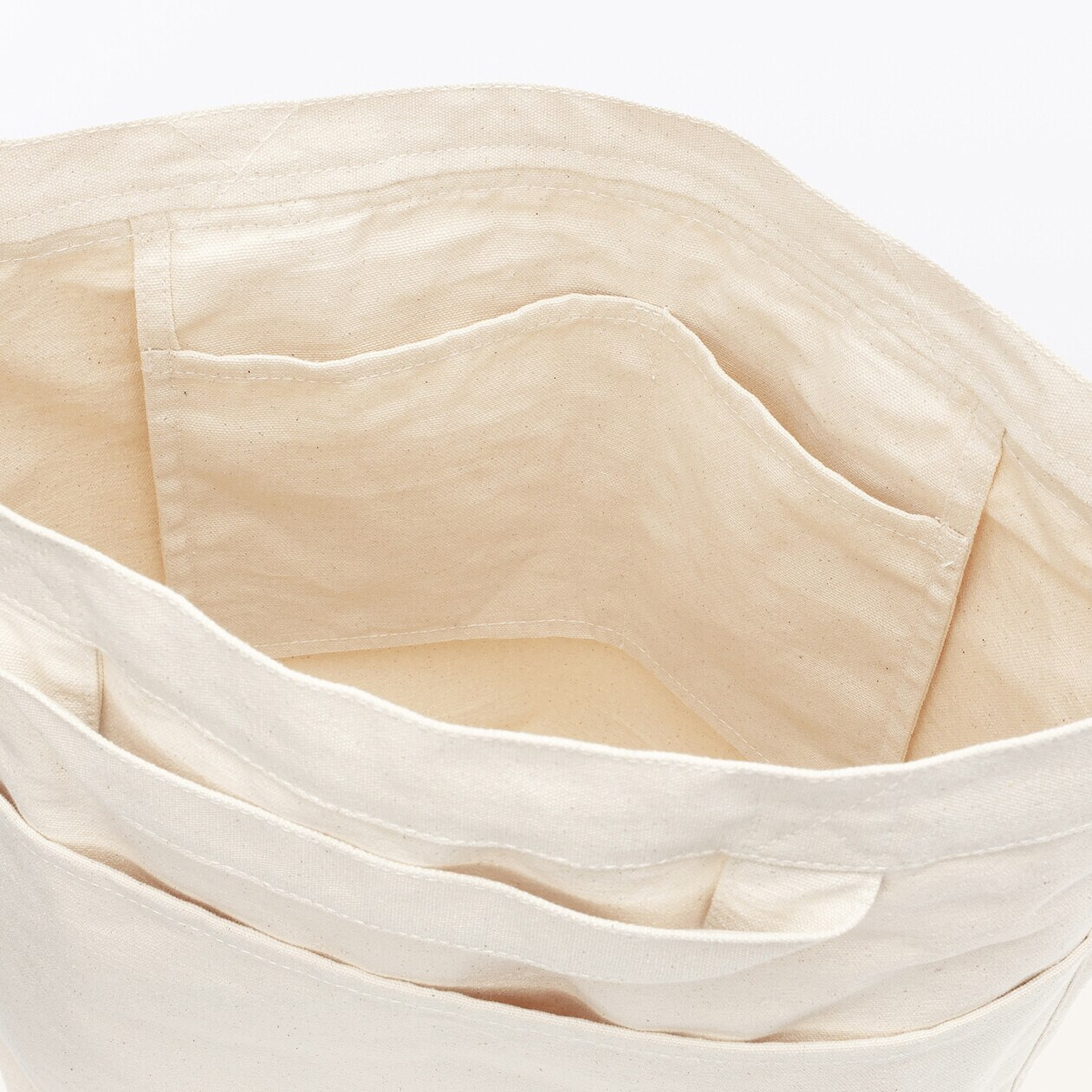 Torba tote bawełniana z długim paskiem natural