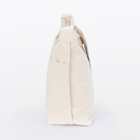 Torba tote bawełniana z długim paskiem natural