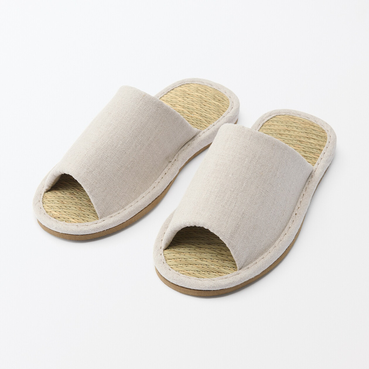 Kapcie igusa z odkrytymi palcami natural