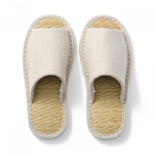 Kapcie igusa z odkrytymi palcami natural