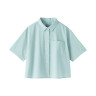 Koszula cool touch z krótkim rękawem niebieska