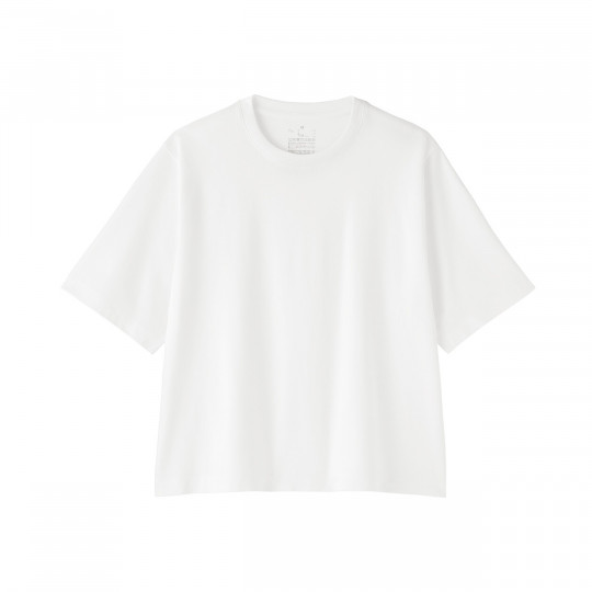 T-shirt cool touch szeroki biały
