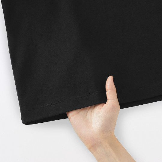 T-shirt cool touch szeroki czarny