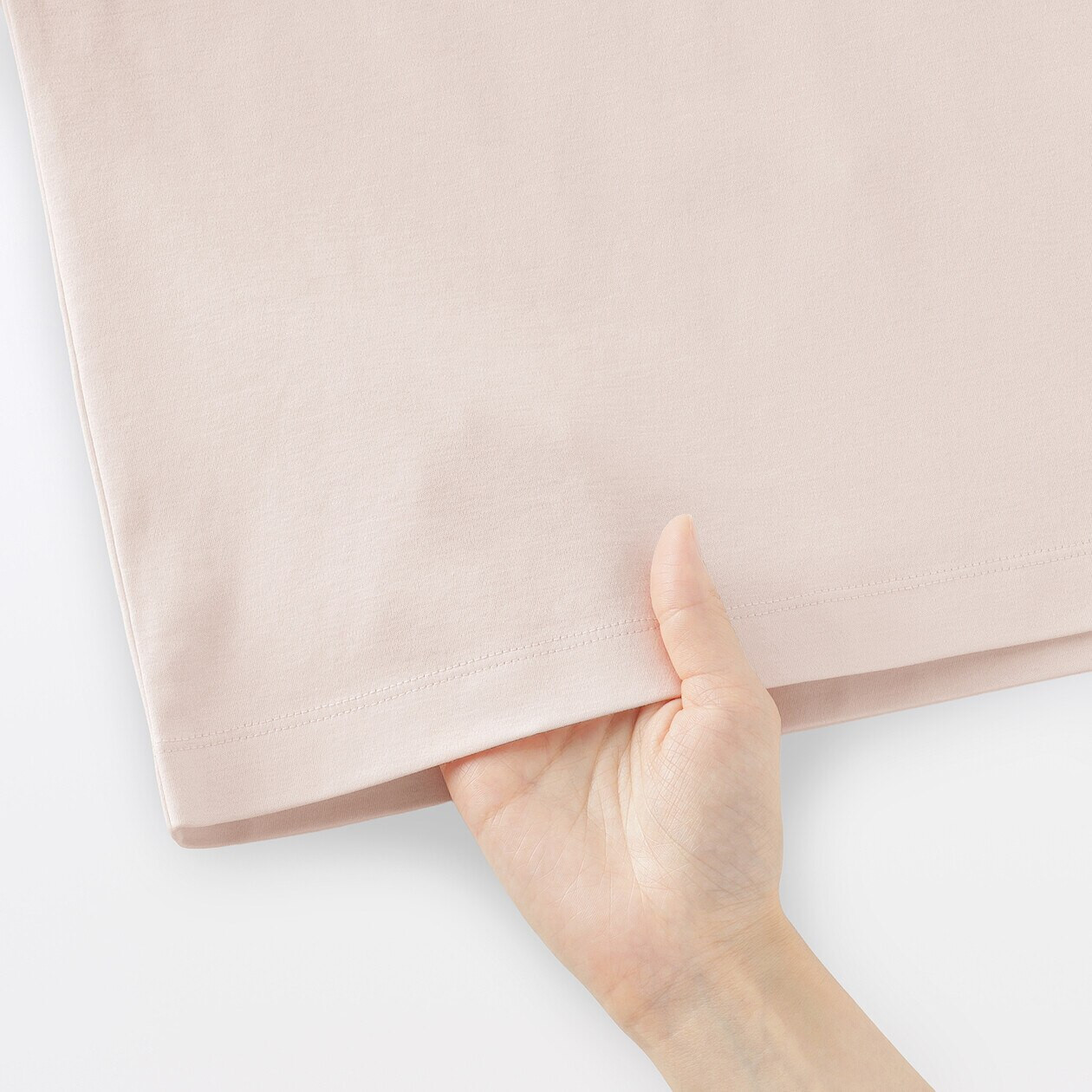 T-shirt szeroki cool touch różowy