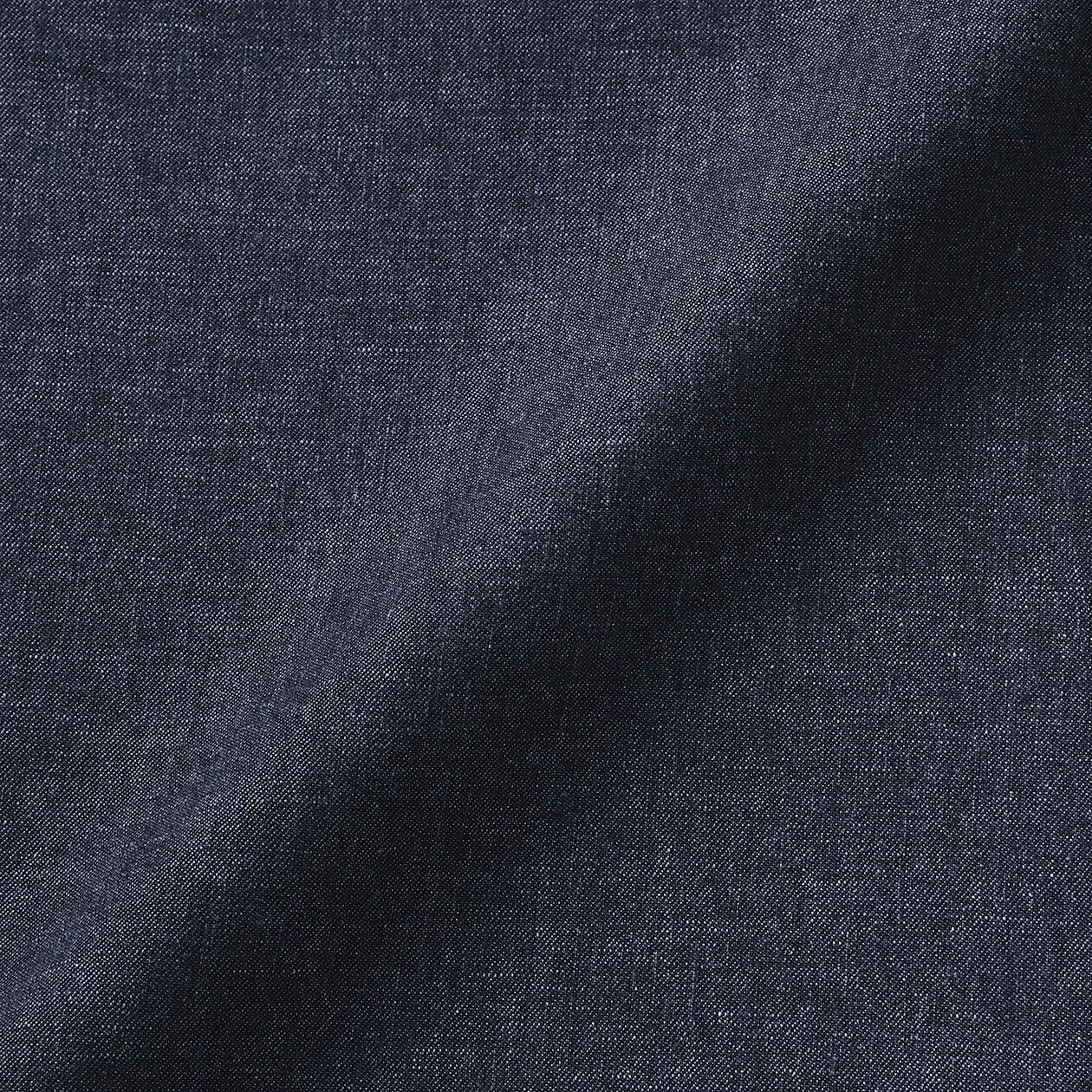 Sukienka na ramiączkach z  kapoku denim granatowa