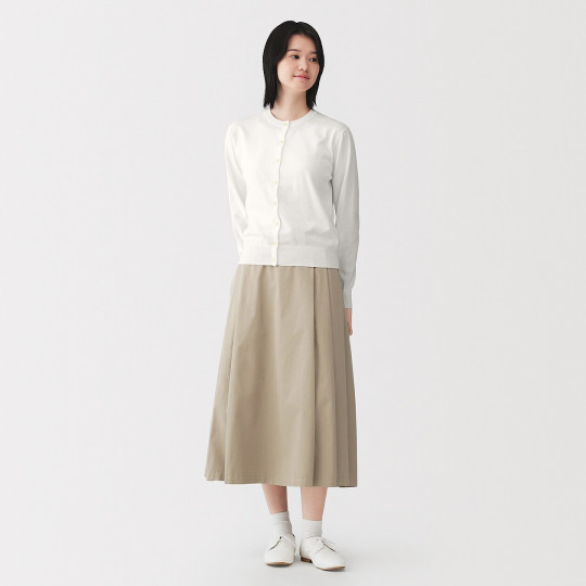 Kardigan cienki bawełniany off white