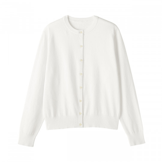 Kardigan cienki bawełniany off white