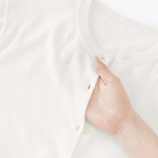 Kardigan cienki bawełniany off white