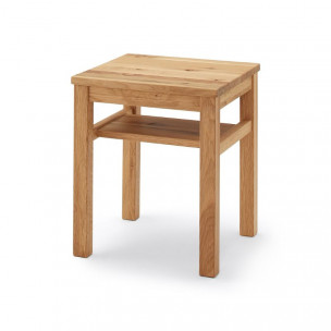 Stolik nocny / taboret dąb