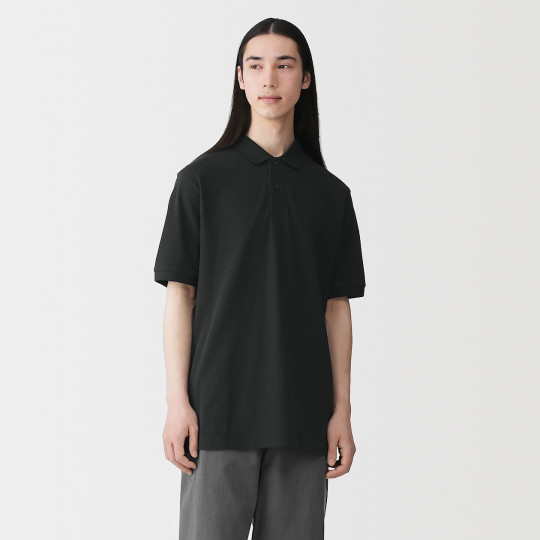 T-shirt polo czarny