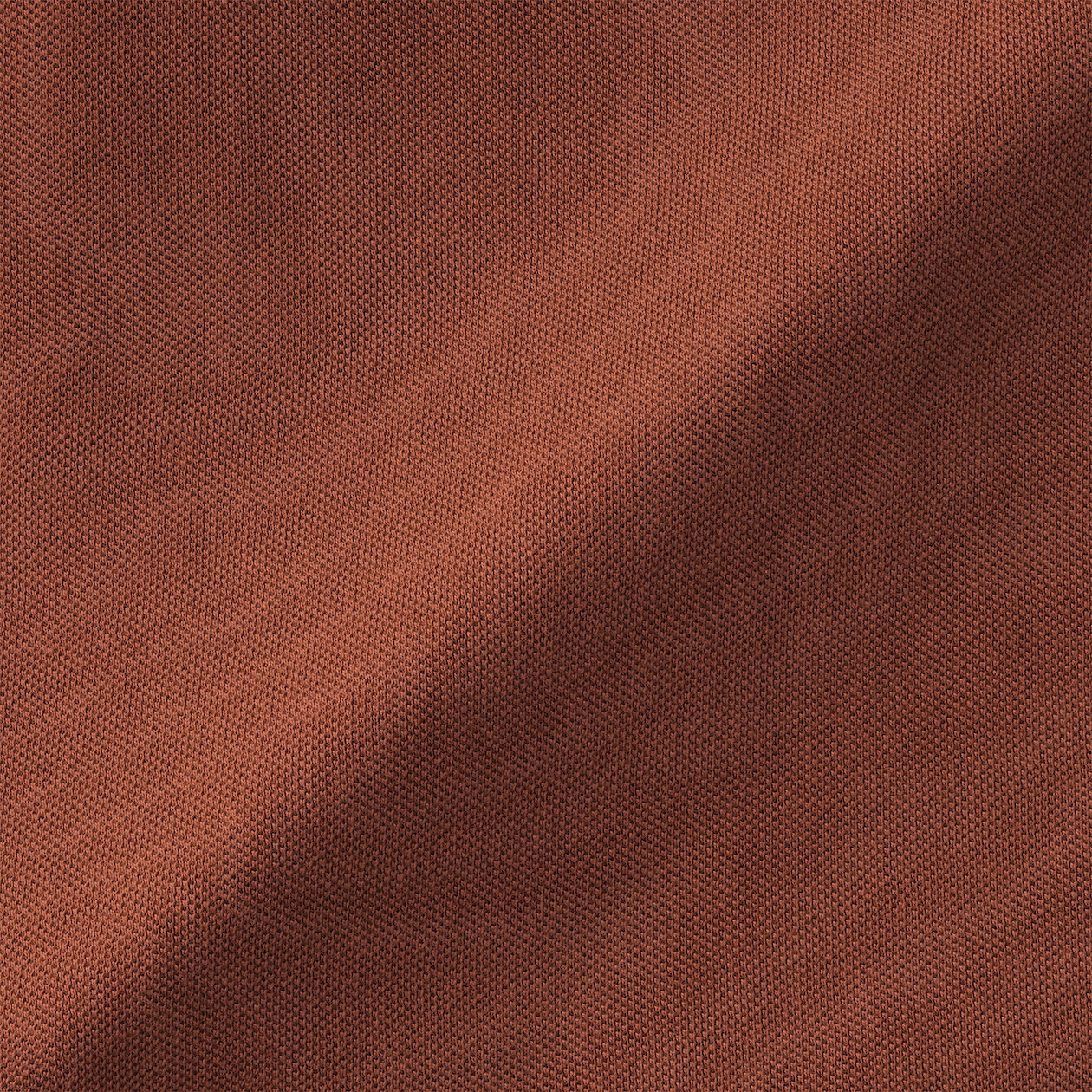 T-shirt polo ceglasty