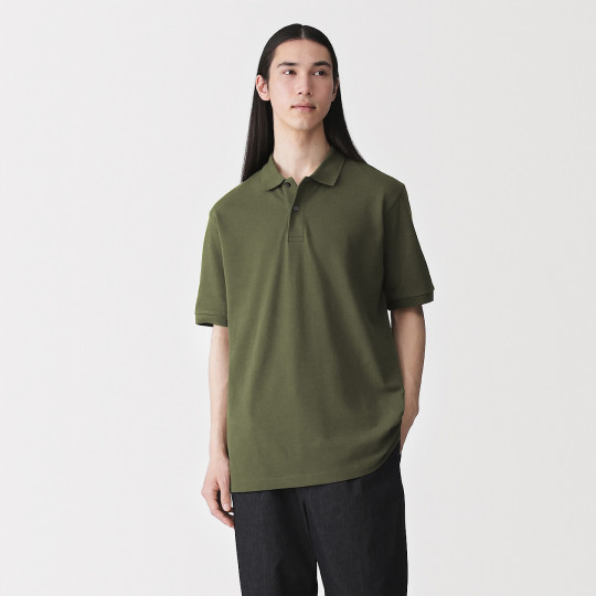 T-shirt polo khaki