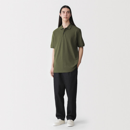 T-shirt polo khaki