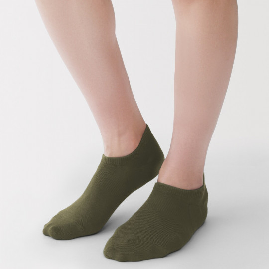 Skarpety niskie khaki