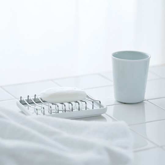 Kubek na szczoteczki do zębów porcelanowy biały